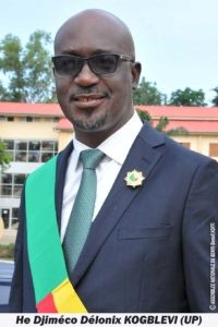 He Djiméco Délonix KOGBLEVI  Député de la 8ème Législature du Bénin, Secrétaire parlementaire